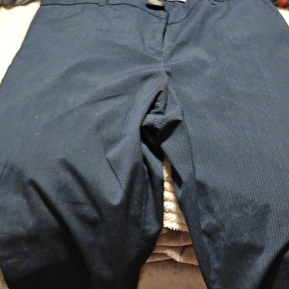 Attention Women's Dark Blue Pinstripe Pants